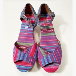TOMS Fiesta wedge sandals